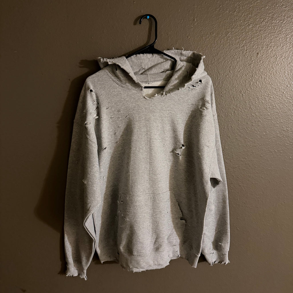 “Slashed” hoodie